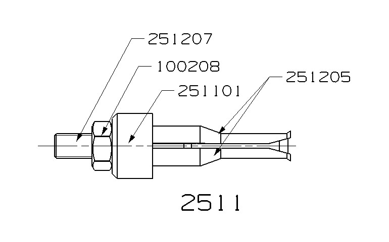 EXTRACTOR DE PINZA INTERIOR FORZA SERIE 2500
